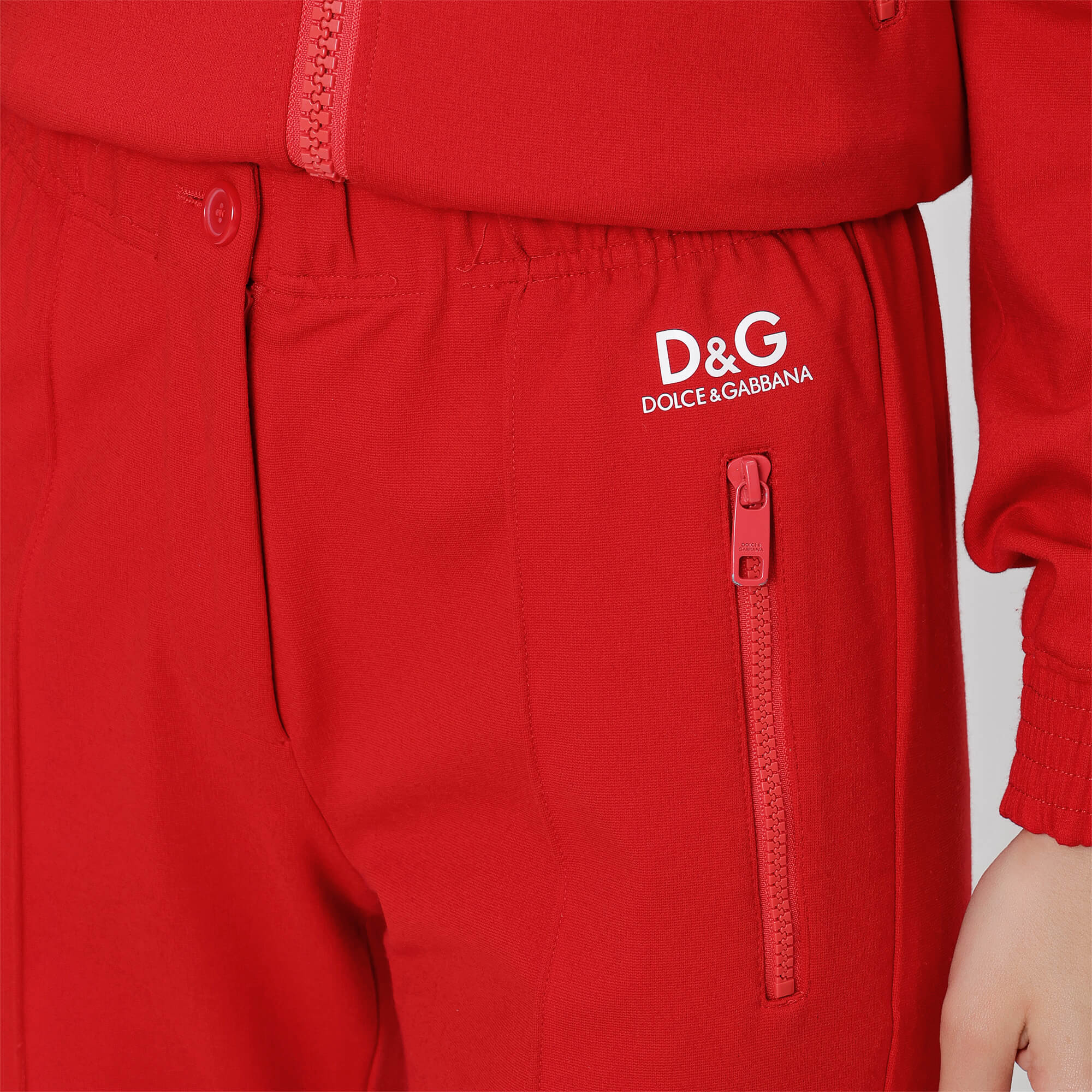 Dolce&Gabbana - Red With Logo Tracksuit